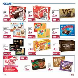 Volantino Futura Supermercati Pagina 16: Gelato Estathé Ice €2,99, Fior di fragola Algida €3,99