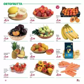 Volantino Futura Supermercati Pagina 22: Pere coscia €2,49, Nettarina gialla €1,89
