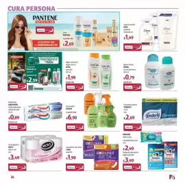 Volantino Futura Supermercati Pagina 26: Fazzoletti carezza Tenderly €2,69, Sapone liquido DOVE €1,49