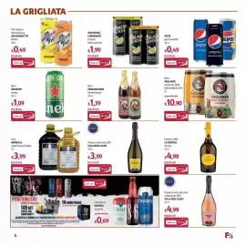 Volantino Futura Supermercati Pagina 4: Birra Paulaner munchner hell/hefe-waibbier IGP €10,90, Pepsi gusti assortiti €0,49