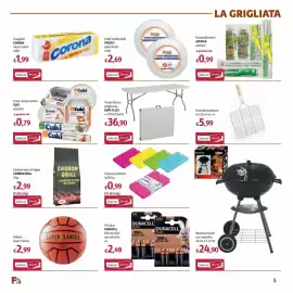 Volantino Futura Supermercati Pagina 5: Tavolo bianco pieghevole HDPE FLEXY €36,90, Piatti riutilizzabili PRESTO €2,69