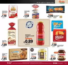 Volantino Famila Market Pagina 11: Miele di Arancio Saper di Sapori €4,49, Fette Biscottate Integrali Mulino Bianco €1,85