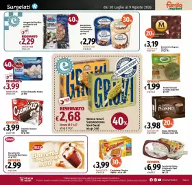 Volantino Famila Market Pagina 15: Coppa del Nonno Classica €3,98, 5 Fiori di Nasello Findus €3,99