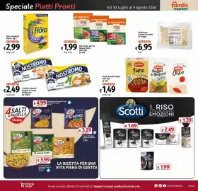 Volantino Famila Market Pagina 19: Riso Basmati Flora €2,99, Già Pronti per Te Nuova Terra €1,99