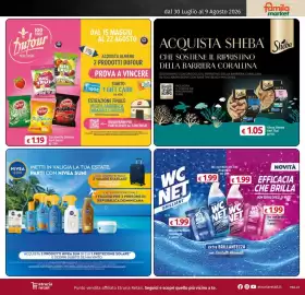 Volantino Famila Market Pagina 23: Filets Sheba €1,05, Wc net Brilliant Gel €1,99