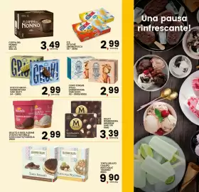 Volantino Interspar Pagina 13: Gelati Bomboniera Magnum €3,39, Cono Cinque Stelle Sammontana €2,99