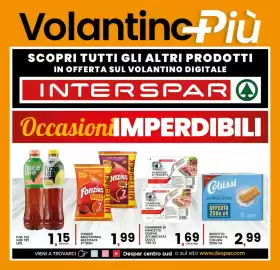 Volantino Interspar Pagina 17: Fiammiferi di pancetta Despar €1,69, Fonzies BBQ/PAPRIKA €1,99