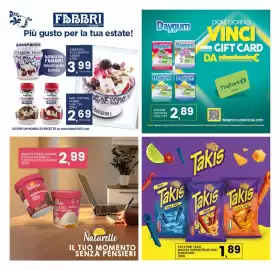 Volantino Interspar Pagina 30: Patatine takis nacho cheese/blue heat eurofood €1,89, Amarene in sciroppo Fabbri €3,99