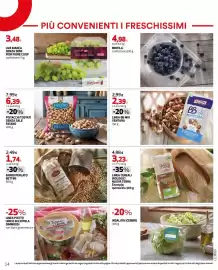 Volantino Ipercoop Pagina 14: BB MIX BENESSERE VENTURA €2,39, Uva senza semi Fior Fiore Coop €3,48