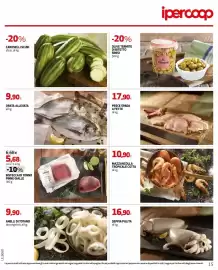 Volantino Ipercoop Pagina 15: PESCE SPADA A FETTE €17,90, ORATA ALLEVATA €9,90