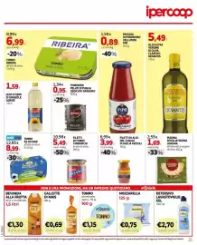 Volantino Ipercoop Pagina 21: Mozzarella €0,75, Beveranda alla frutta ACE €1,30