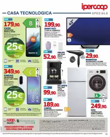 Volantino Ipercoop Pagina 35: PHILIPS EPILATORE BRE257 €52,90, XIAOMI SMARTPHONE REDMI 15 256GB €179,90