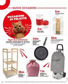 Volantino Ipercoop Pagina 38: Il Tagliere acciaio piccolo €5,90, CARRELLO SPESA GREENWICH €16,90