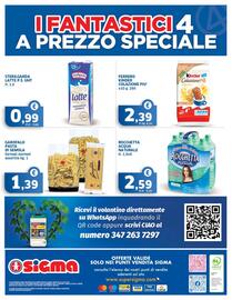 Volantino Sigma Pagina 20: Acqua della Salute Rocchetta Naturale €2,59, Garofalo Pasta di semola €1,39