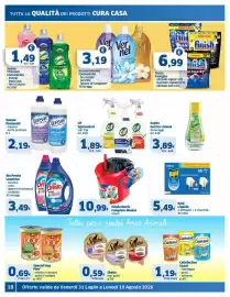 Volantino Sigma Pagina 18: Cif Sgrassatori €1,89, Ammorbidente Concentrato €3,19