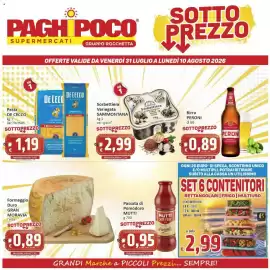 Volantino Paghi Poco Pagina 1: Sorbettiera Variegata SAMMONTANA €2,99, Formaggio Duro GRAN MORAVIA €0,89
