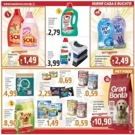 Volantino Paghi Poco Pagina 19: Dixan Liquido Classico €3,99, Detersivo SOLE €1,49