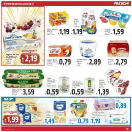 Volantino Paghi Poco Pagina 7: Yogurt Activia DANONE €3,59, Yogurt Greco Bianco DELTA €2,89