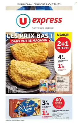 U Express (valable jusqu'au 9-08)
