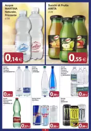 Volantino Docks Cash&Carry Pagina 8: Acqua MARTINA Naturale, Frizzante €0,14, Energy Drink MONSTER €0,99