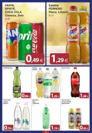 Volantino Docks Cash&Carry Pagina 9: FANTA, SPRITE, COCA COLA Classica, Zero €0,49, Estathé FERRERO Pesca, Limone €1,29