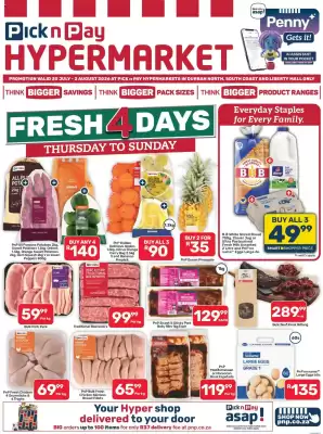 Pick n Pay Hypermarket catalogue (valid until 2-08)