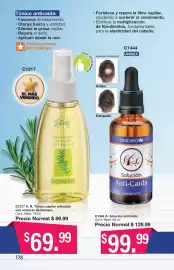 Catálogo Arabela Página 150: Naturally Tónico capilar anticaida con extracto de Romero €69,99