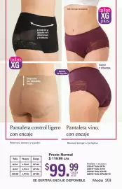 Catálogo Arabela Página 175: Pantaleta control ligero con encaje €99,99
