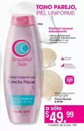 Catálogo Arabela Página 195: Beautiful Skin Crema Corporal con Concha Nácar €49,99