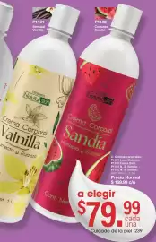 Catálogo Arabela Página 211: Arabela Natural skin Crema Corporal Vainilla Crema Corporal Sandía €79,99