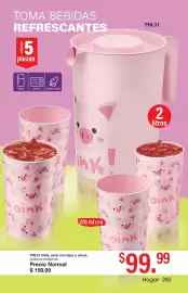 Catálogo Arabela Página 255: Oink jarra con tapa y vasos €99,99