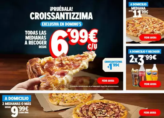 Domino's Pizza (válido hasta el 12-08)