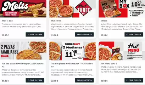 Folleto Pizza Hut Página 1