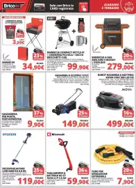 Volantino Brico Io Pagina 3: ZANZARIERA PER PORTA, PORTAFINESTRA €9,90, Einhell TAGLIABORDI A BATTERIA GC-CT €59,90