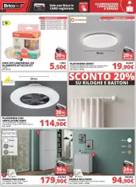 Volantino Brico Io Pagina 7: PLAFONIERA GHOST LEDVANCE €19,90, FSL LAMPADINA LED FILAMENTO ATTACCO E27 €5,50