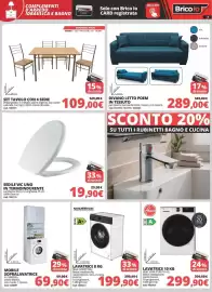 Volantino Brico Io Pagina 8: SEDILE WC UNO IN TERMOINDURENTE €19,90, LAVATRICE 8 KG €199,90