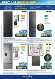 Volantino Euronics Pagina 10: FRIGORIFERO A LIBERA INSTALLAZIONE SIDE BY SIDE - HFR3718DNMD €749,99