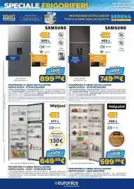 Volantino Euronics Pagina 11: Whirlpool FRIGORIFERO A LIBERA INSTALLAZIONE DOPPIA PORTA - 70CM - WHD2 6472 X4E €649,99