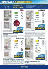 Volantino Euronics Pagina 16: FRIGORIFERO COMBINATO DA INCASSO TC9MS181BS €1.499,99