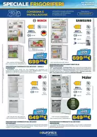 Volantino Euronics Pagina 18: FRIGORIFERO COMBINATO DA INCASSO LG €649,99