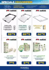 Volantino Euronics Pagina 20: Cura Lavastoviglie Eco 2 in 1 meliconi €5,99, Soft Wool meliconi €7,99