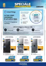Volantino Euronics Pagina 4: Microonde Cottura Essenziale €899,99, Total No Frost €1.299,99