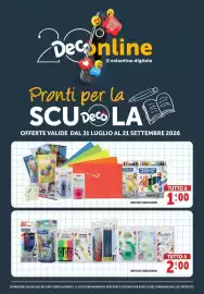 Volantino Deco Supermercati Pagina 32: Articoli cancelleria €2,00, Articoli cancelleria €1,00