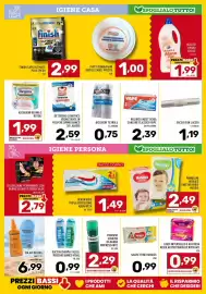 Volantino Il Centesimo Pagina 13: PIATTI FONDI/PIANI RIUTILIZZABILI PRESTO €1,00, Pannolini Huggies Unistar €2,49