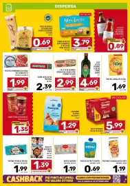 Volantino Il Centesimo Pagina 8: Biscotti Bucaneve Doria €1,39, Patatine Eldorada Amica Chips €1,19