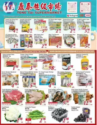 Tone Tai Supermarket flyer