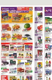 Giant Food weekly ad week 31 Page 1