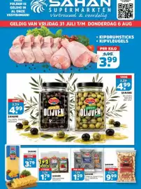 Sahan Supermarkten folder week 31 Pagina 1