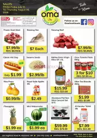 Oma Fresh Foods flyer week 31 Page 1