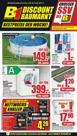 B1 Discount Baumarkt Prospekt woche 32 Seite 1